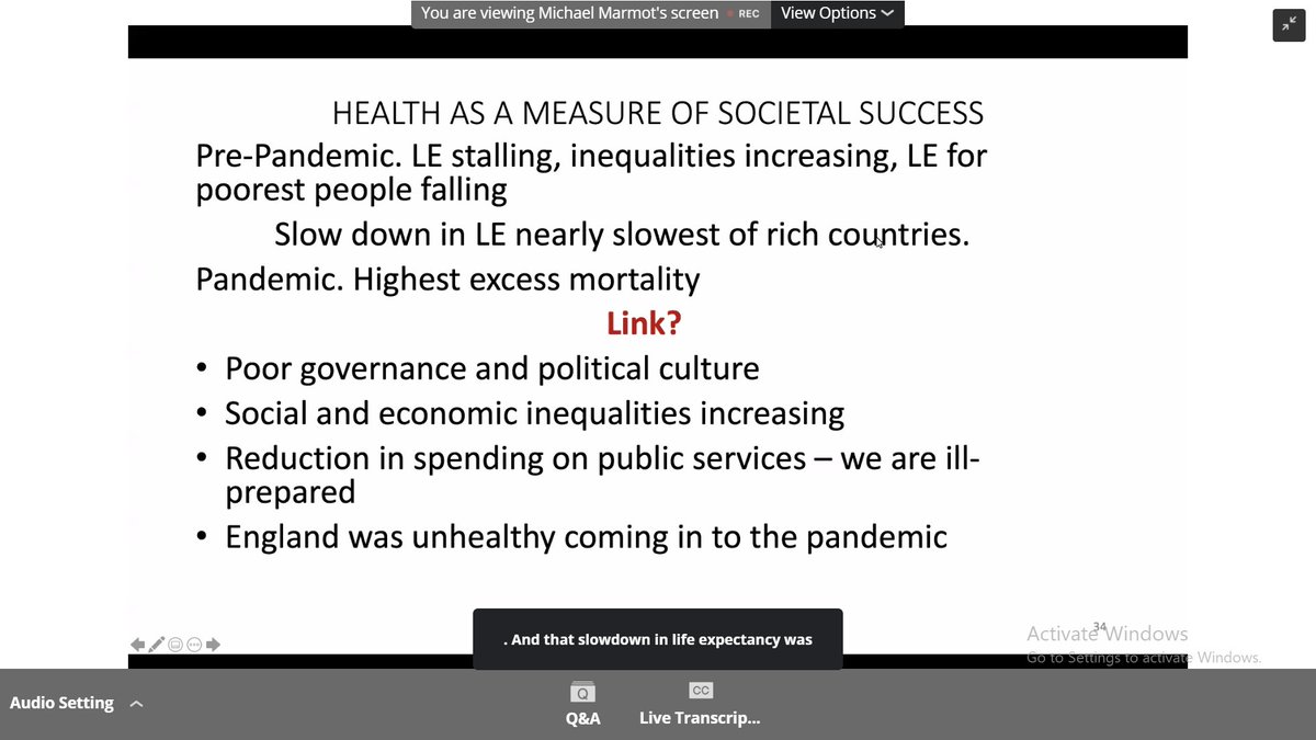 fpugat's tweet photo. Escuchando a @MichaelMarmot en #GIC2021 @GlobalImplement. https://t.co/41bxdDcYKT