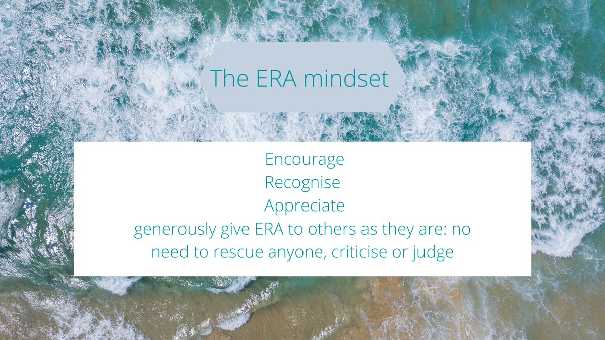 So simple, yet so often overlooked. 

Good ERA could be as simple as two words: 'good work' or 'thank you'.

What could more ERA do for you and your team?
What would receiving more of these do for you?

#compassion #system #leadership #teams #catalysts #collaboration #cooperation