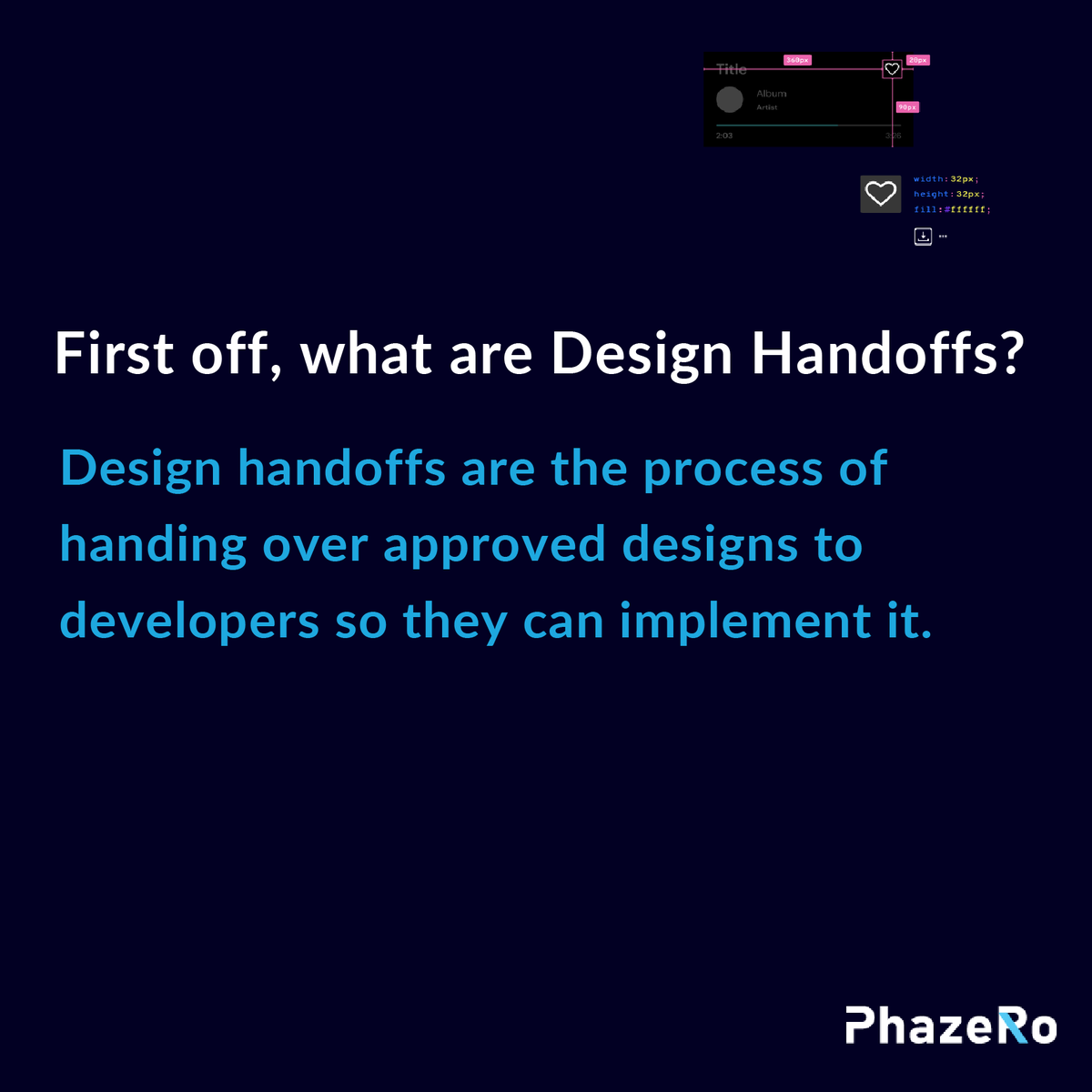 PhazeRo_om's tweet photo. Design Handoffs can be tricky, here’s what we’ve learned (𝘵𝘩𝘳𝘰𝘶𝘨𝘩 𝘭𝘰𝘵𝘴 𝘰𝘧 𝘦𝘧𝘧𝘰𝘳𝘵!) about integrating both our design &amp; dev teams. 🧑🏽‍💻 https://t.co/E00XR0JBtE