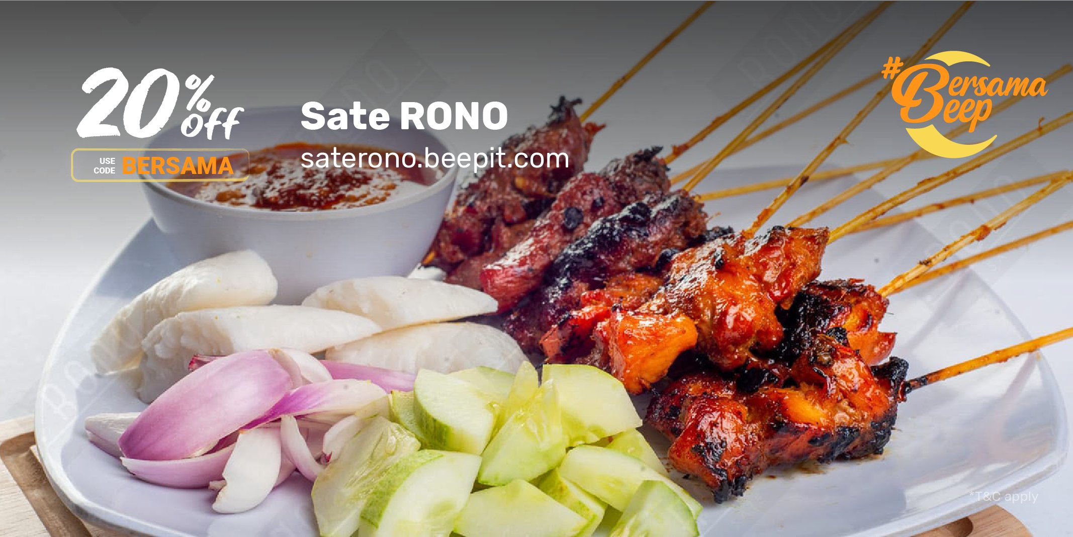 Satay rono Flame Vacation