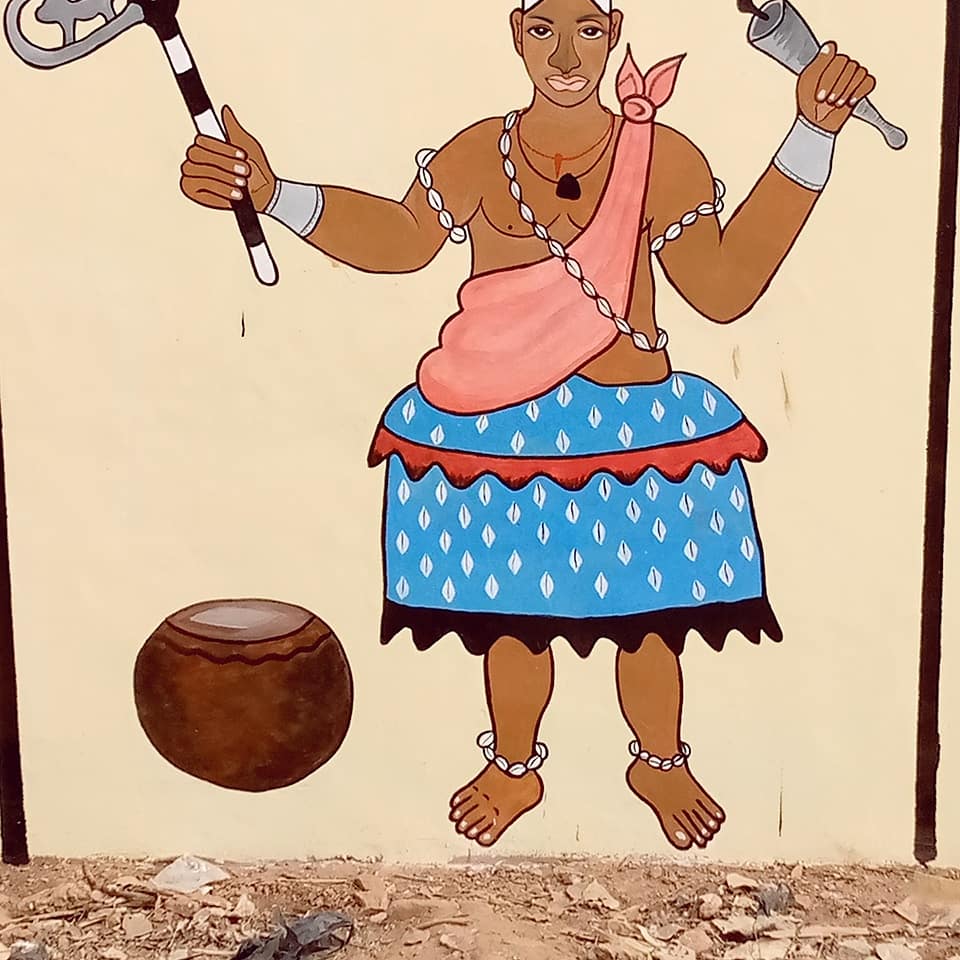 FreeboyLaska's tweet photo. Dessin du vodoun Sakpata,Azèhounda,Egun,Lègba... https://t.co/BmWa1ReAqX
