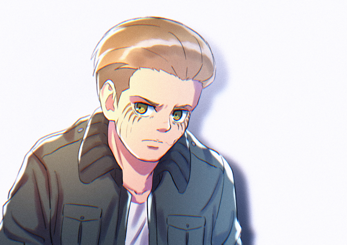 進撃の巨人log3 進撃の巨人 ポルコ ガリアード ピーク フィンガー 清水のイラスト