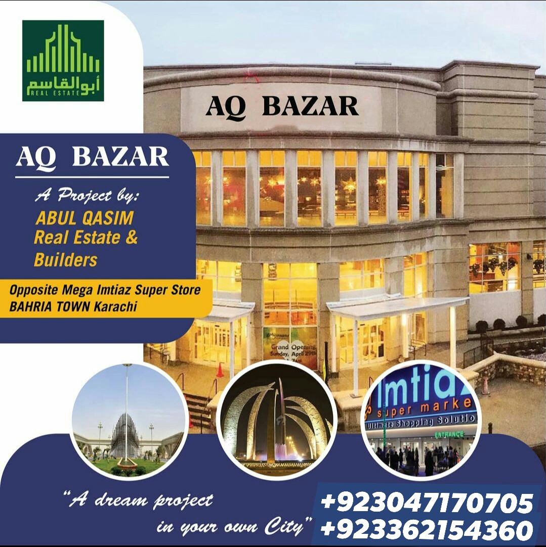 TownAmazing's tweet photo. 📲 مزید تفصیلات کے لئے رابطہ کرین ⌛️👇
+923047170705
+923362154360
#AQBazar #BahriaTownKarachi #karachi #bestplacetogo #shop #shortinvestment #BestInvestment #market #mobileshops #SuperMarket #imtiazsupermarket https://t.co/z6wyZy4Hon