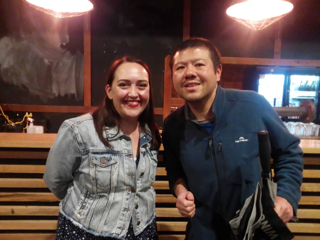 kennythedoosra's tweet photo. Thank U #emilymaguire #emilymaguireauthor from @writingNSW 4 coming 2 Ur book launch #loveobjects published by @AllenAndUnwin #fromthecollective @ReadingsBooks 2nite it was G8 meeting u there 2nite & I enjoyed the talk it is interesting #writingnsw #allenandunwin #readingsbooks. https://t.co/TgwrvMH9AZ