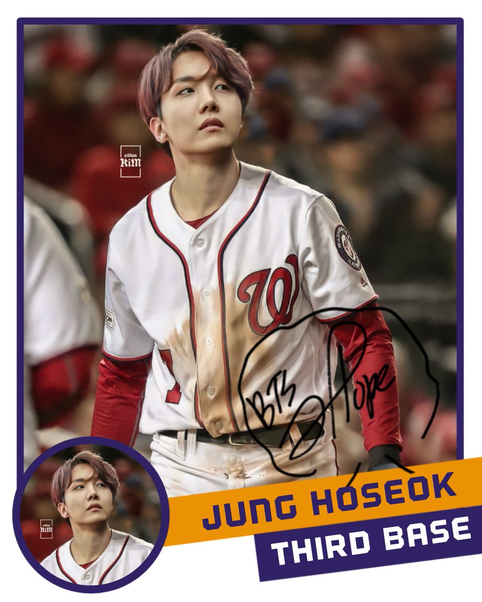aiidan_kim's tweet photo. BTS as baseball player⚾️
third base jung hoseok! https://t.co/x4vG6vBHDI