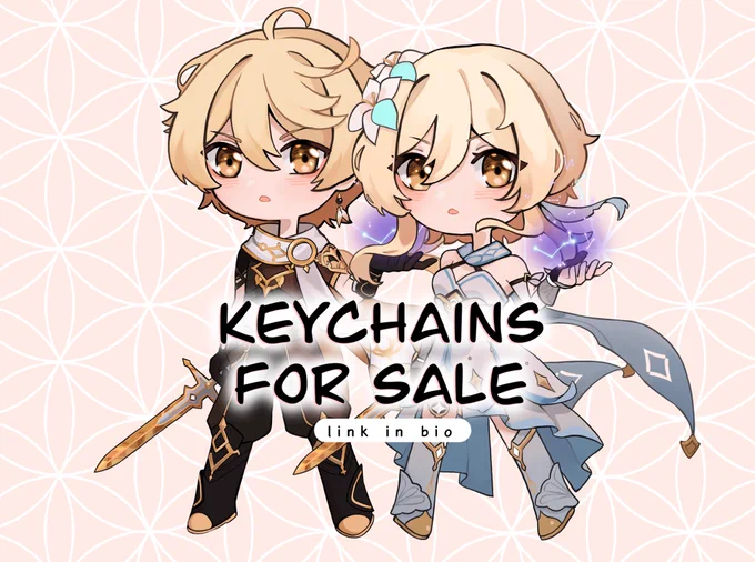 (1/3) Genshin impact keycharms / keychains available for preorder until May 14

#GenshinImpact #genshinimpactfanart #keychain #smallbusiness #artph 