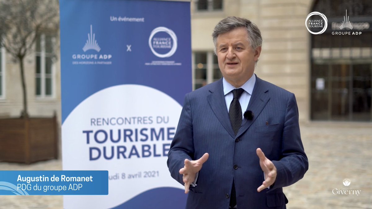 🌻Comment les français veulent voyager après la crise ? 

« La pandémie aura fait réaliser à l’ensemble de l’humanité combien nous sommes solidaires face aux conséquences du réchauffement climatique » 

<a href="/Romanet/">Augustin de Romanet</a> lors des rencontres du Tourisme durable

▶️ bit.ly/3nENAy4