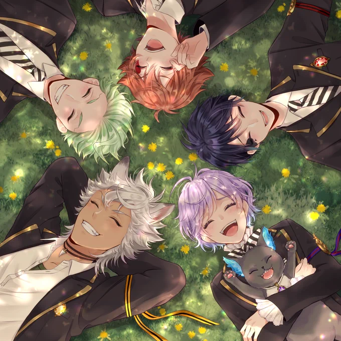 #ツイステファンアート
「こんな毎日が、ずーっと続くといいな」 
