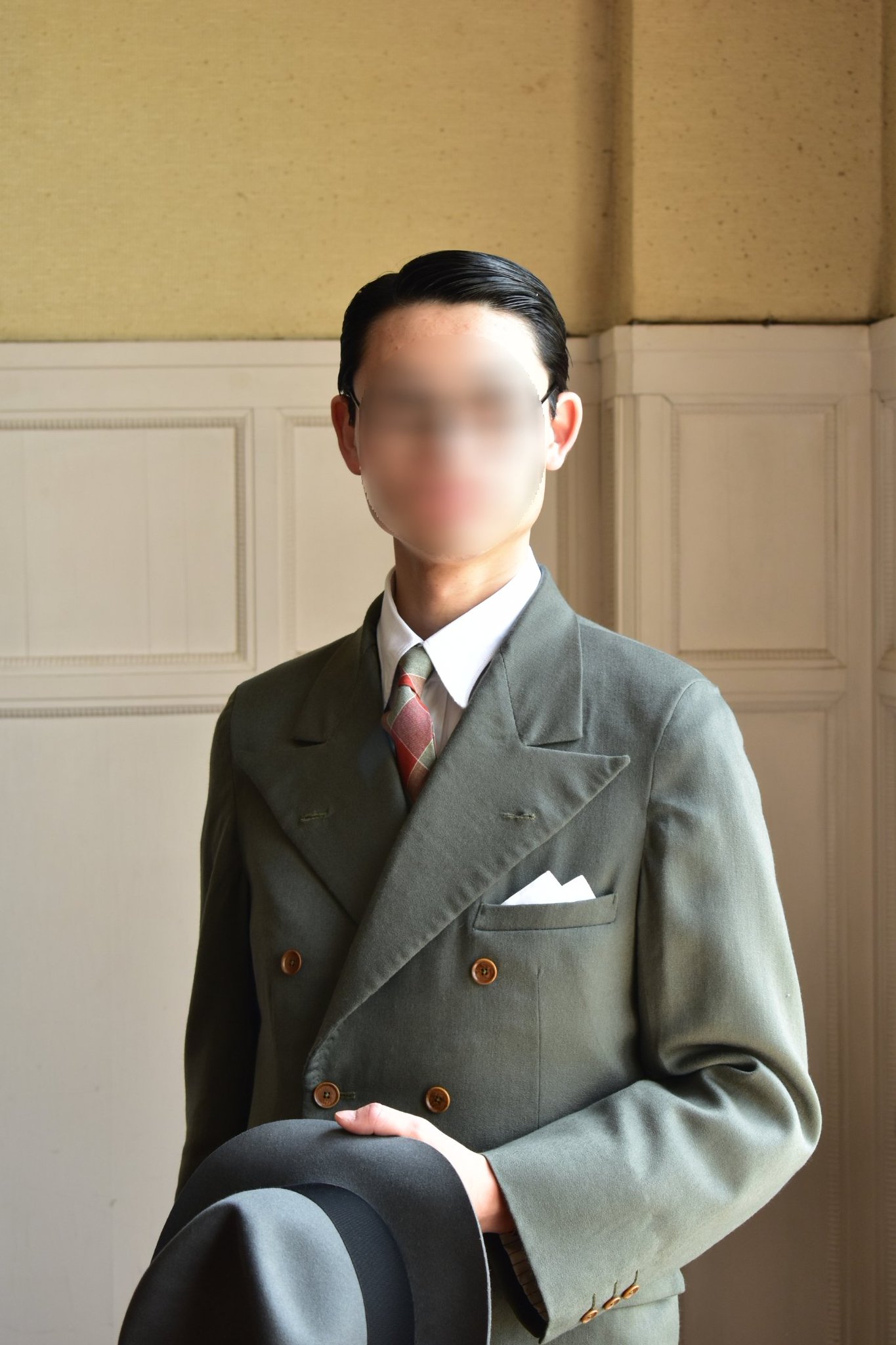 1930年代 スーツ 背広 昭和初期 戦前 ビンテージ レトロ 30s 40s-
