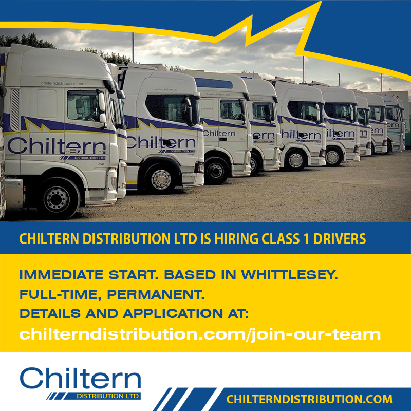 ChilternDist's tweet photo. Chiltern Distribution Ltd is hiring Class 1.    Full-time permanent.   #Class1Jobs  #driverjobs  #hgvjobs   #hiring  #fulltimehgv https://t.co/i0SeHtjjhj