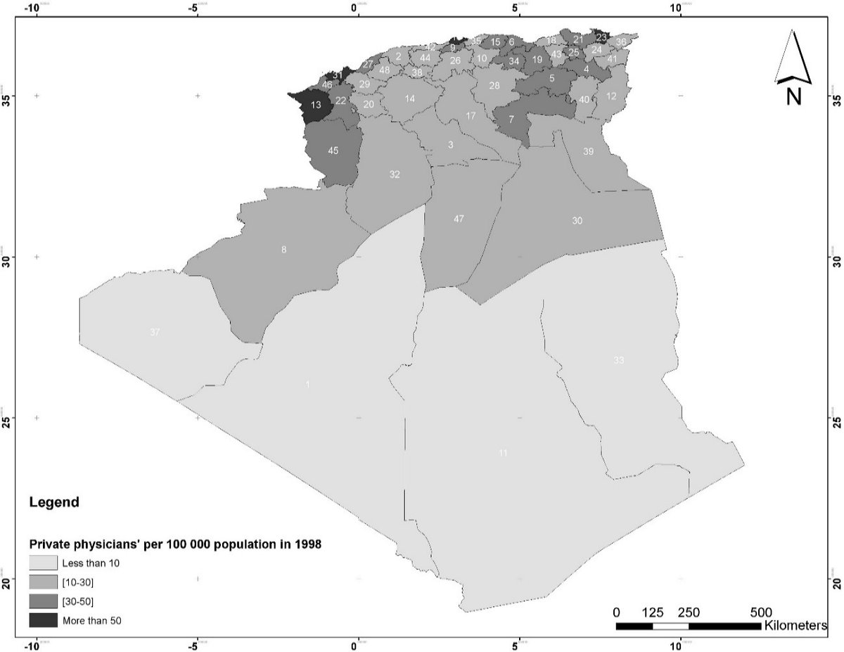 RevueCybergeo's tweet image. [New]

👉 &quot;Dynamics of the geographical distribution of private physicians in #Algeria&quot;

🖊️ Ahcène Zehnati

#️⃣ #EconometricsModels, #PrivateHealthcare,  #PhysiciansGeographicLocation 

🔗 journals.openedition.org/cybergeo/36723