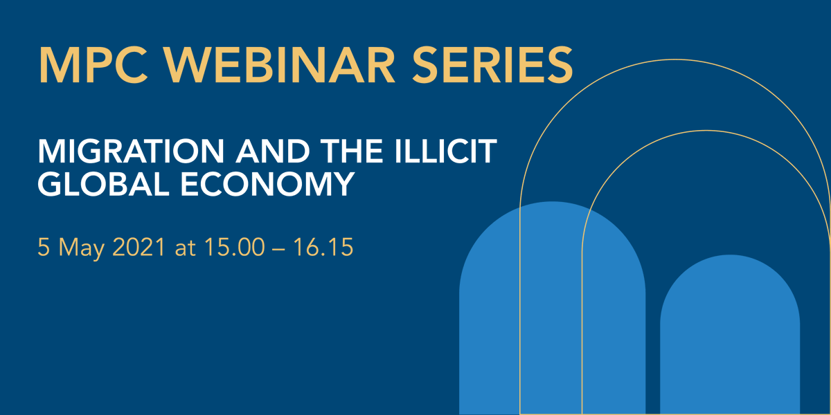 EUI_Schuman's tweet photo. 🚨Reminder!🚨
Sign up for the upcoming @MPC_EUI webinar examining how irregular #migration & crime converge into a covert flow of people, goods & money - the 'illicit global #economy'.
📝Register now to learn more about its impact!
🌐https://t.co/rPnW0OqZ3w https://t.co/Fwa5iJ00OF
