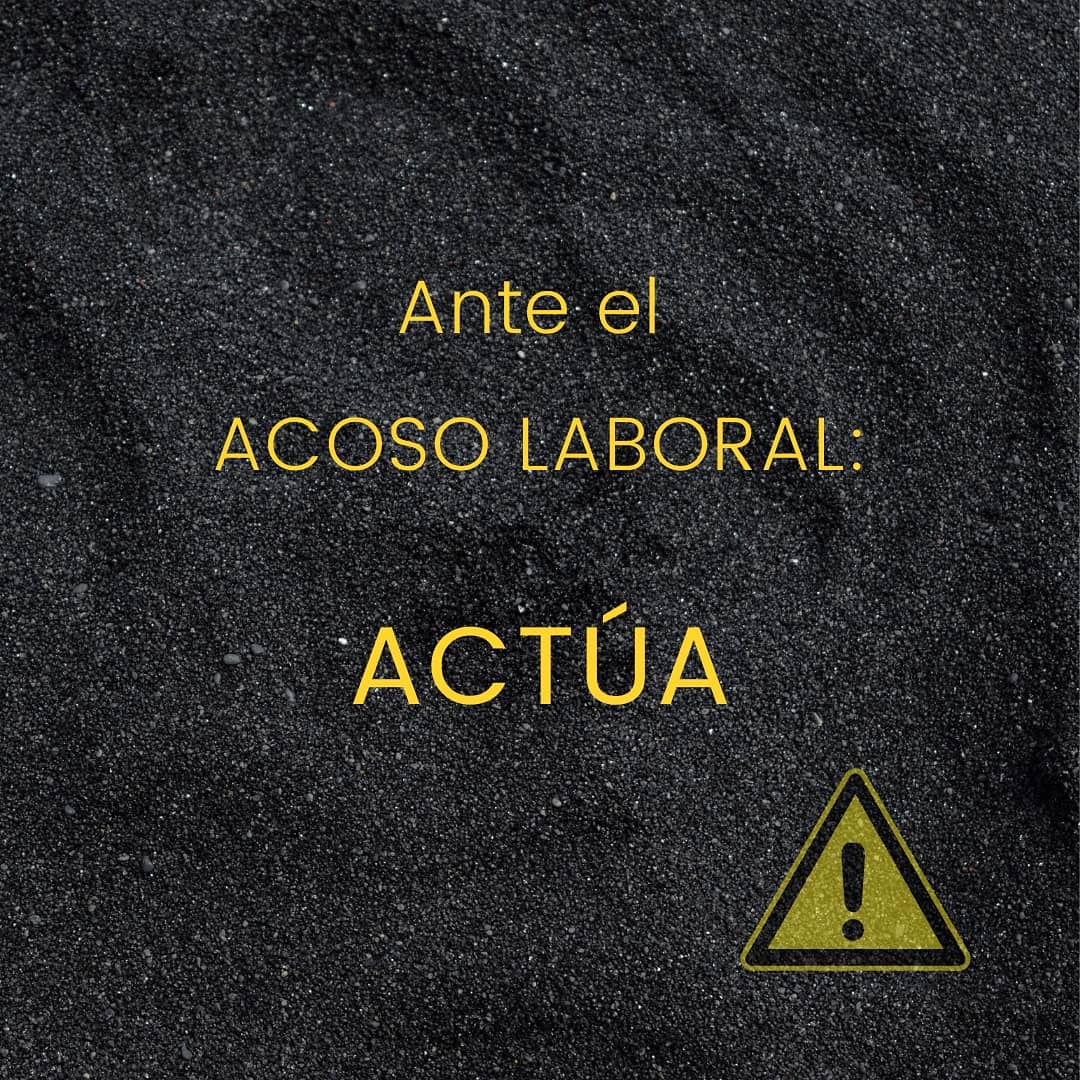 ⚠️ACOSO LABORAL⚠️ 
⚠️MOBBING⚠️ 
Se define como el hostigamiento al que, de forma sistemática, se ve sometida una persona en el ámbito laboral, y que suele provocarle serios trastornos psicológicos.

Ante el ACOSO LABORAL: ACTÚA 💪🏽⚠️
#ccoo
#CCOOComercio 
#mobbing
#noalacosolaboral