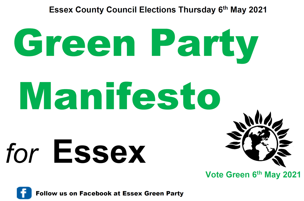 Cover page of our Manifesto for Essex (full text available via the link)