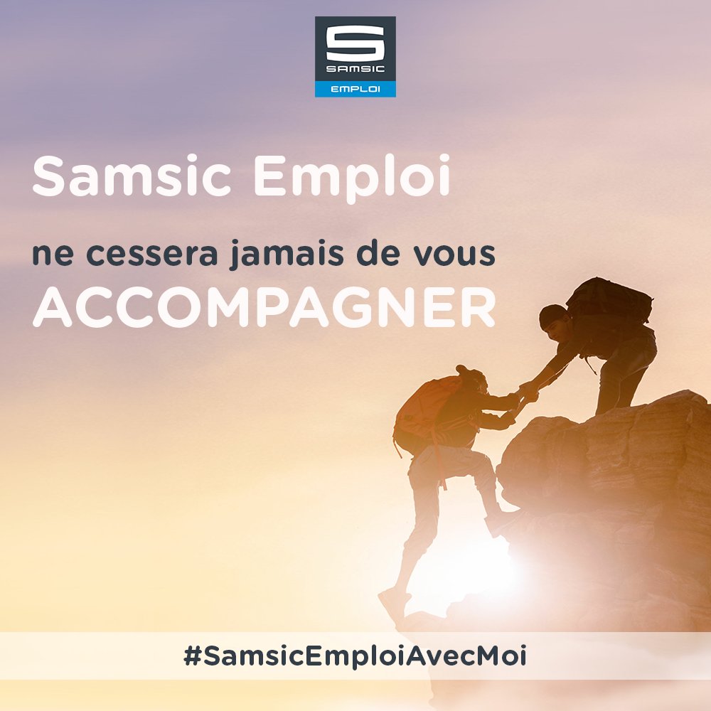 La recherche d’un #emploi, est un voyage qui exige une grande détermination et une force de caractère indéniable.

<a href="/SamsicEmploi/">Samsic Emploi</a> se propose d’être LE compagnon de ce voyage.🤝

Êtes-vous prêt(e)s ? Nous, oui ! 🤜🤛 #SamsicEmploiAvecMoi

En savoir plus ➡️ swll.to/zDoHAAZ