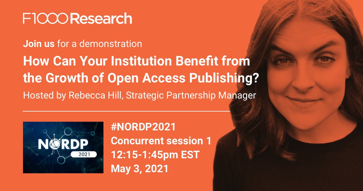 F1000Research's tweet image. Join @_becky_hill (@F1000Research) at #NORDP2021 during session 1 to find out how you can benefit from the growth of #OpenResearch, and win a $50 gift card! 

#OpenAccess #FutureIsOpen #ResearchFunding

@NORDP_official