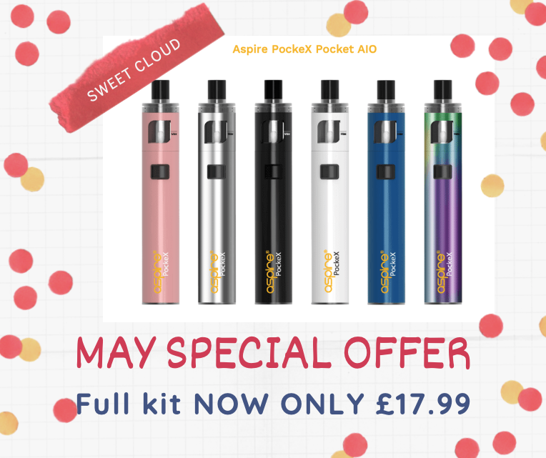 Fantastic May offers to celebrate this marvellous month! Visit us at sweetcloud.co.uk #aspire #MayDay