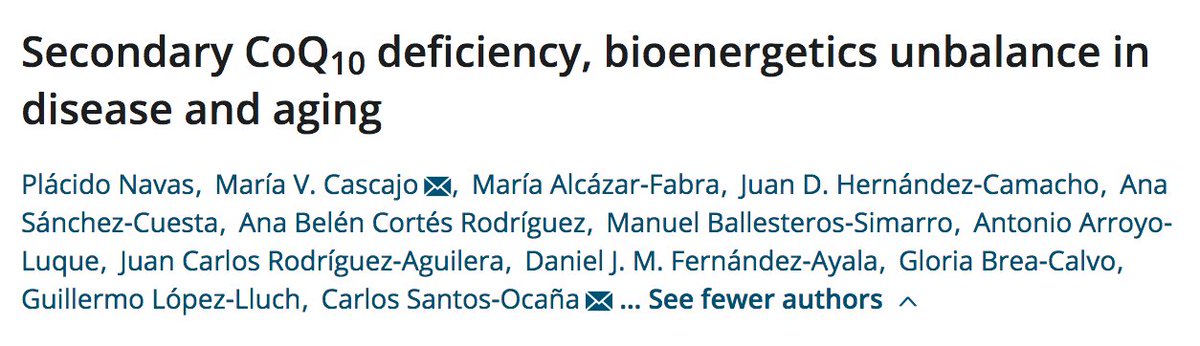 Dmc2Cabd's tweet photo. Enhorabuena a todos los autores del grupo @BioCelUPO @CABD_UPO_CSIC @pablodeolavide y @CIBERER que han contribuido para el estudio publicado en #Biofactors, que indica que la deficiencia de #Q10 puede causar o contribuir a diversas enfermedades! https://t.co/i4QvFi5UUB