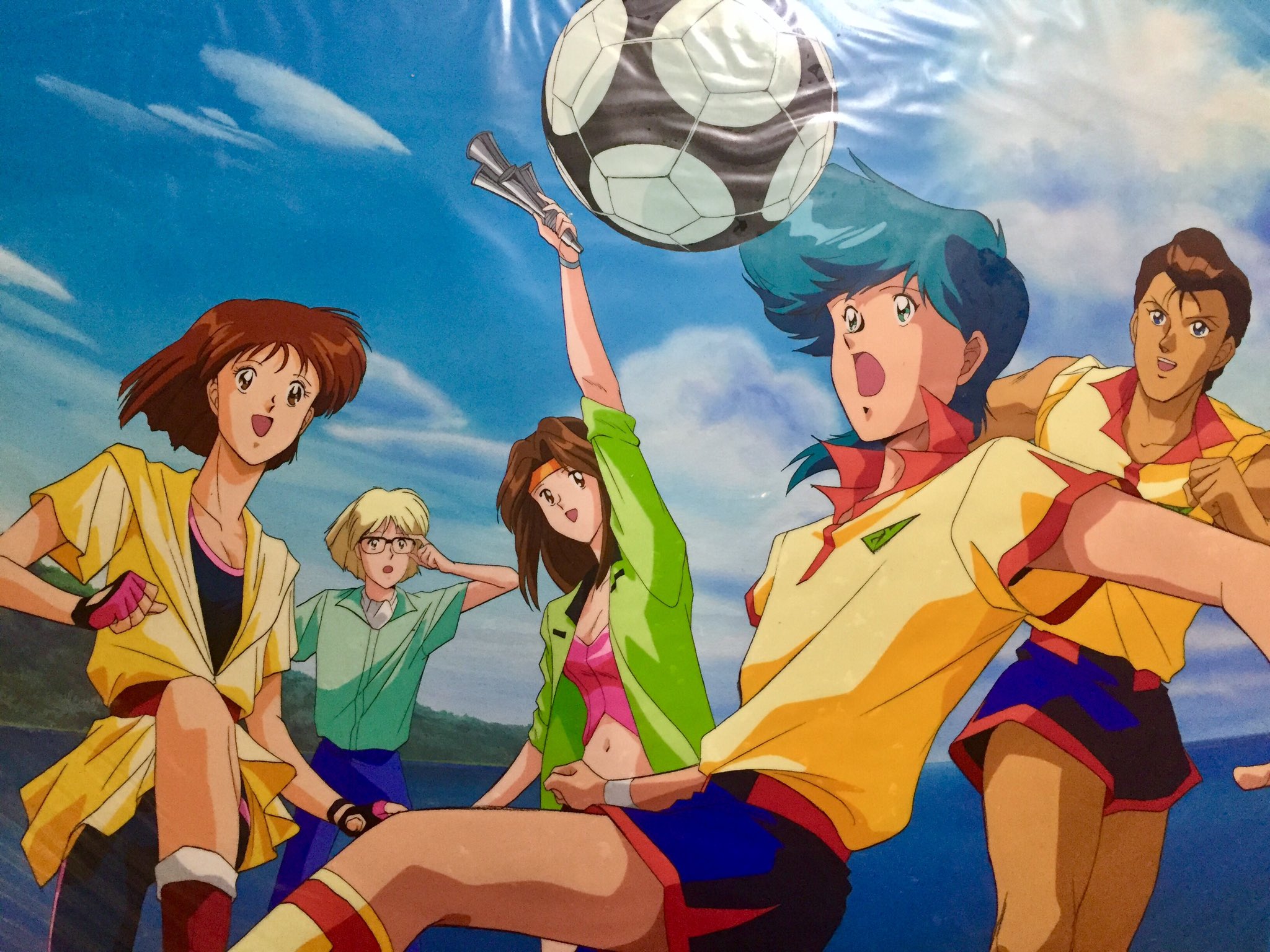 羽原信義 境界戦機 あしたへフリーキック 1991年アミノテツロ監督 僕はキャラクターデザインとオープニングアニメーション あと本編の作画も少し担当しました 楽しかったなぁ T Co 6brcoujtxx Twitter
