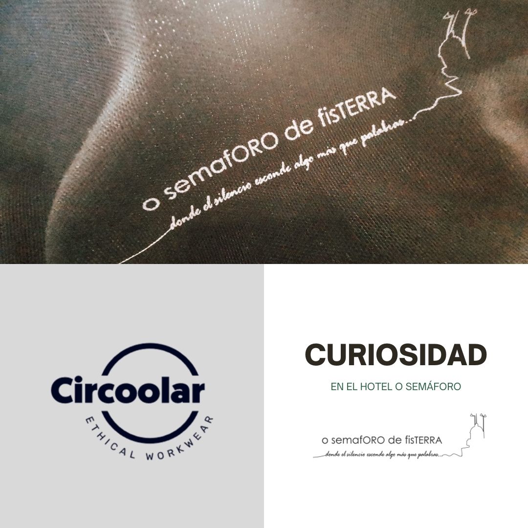 Una curiosidad interesante en el Hotel O Semáforo de Fisterra es que nuestros nuevos uniformes están elaborados a partir de materiales #reciclados, es decir, apostamos por un mundo más limpio y #sostenible con la ayuda de circoolar.es!

 #faro #peregrino #viajeros