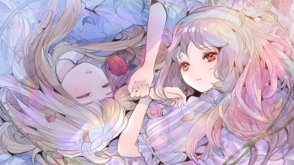 メルヘンで可愛い夢や 耽美で幻想的な世界など 夢の世界の女の子たちを描いてい こもりひっき 幻想少女絵のイラスト