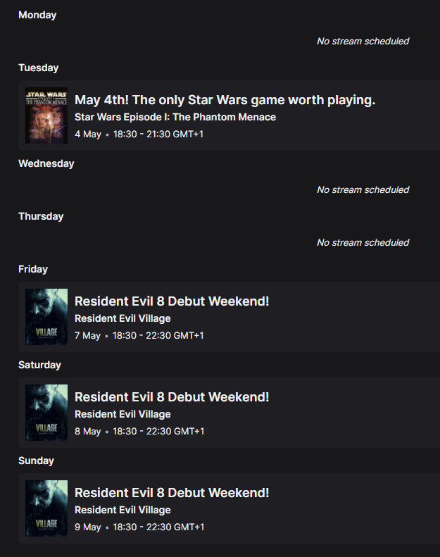 Moonwalker_M's tweet photo. The one you've all been waiting for. And Resi8 this weekend. https://t.co/TgdKJ0eIYZ