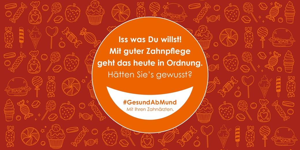 bzaek_eV's tweet image. Gute #Zahnpflege und regelmäßige #Zahnarztbesuche sind der beste Weg, #GesundAbMund zu bleiben. Wer ihnen folgt, kann sich daher am #IssWasDuWillstTag belohnen – das geht heute in Ordnung. Guten #Appetit!