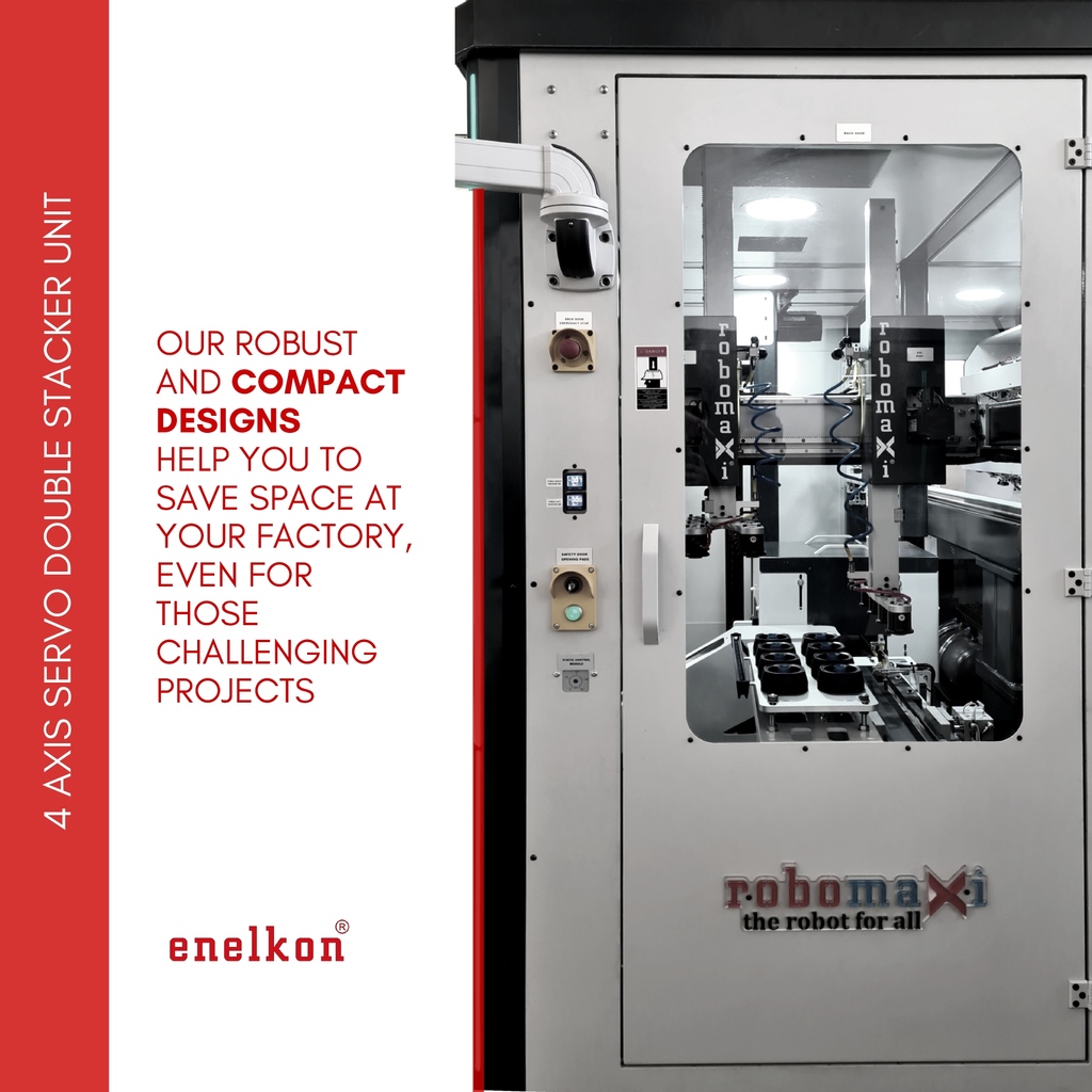 EnelkonIML's tweet image. 😉 We know the value of having easy access to any robot part, either to maintenance, either for revision. This is the reason why our robot components are placed in reachable locations. 🤖
.
.
.
.

#automation #enelkon #imlrobot #injection #packaging #InMouldLabel #IMLsystem