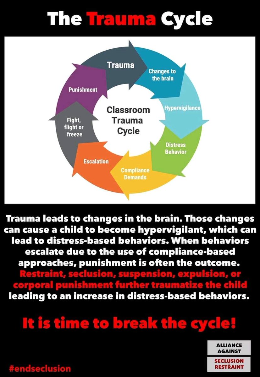 You can’t punish trauma out of a young person, it's only adding more pain and  dosing up an already oversensitised stress response.
Let's start by being trauma informed and responsive  by asking,
 "What has happened to you"?