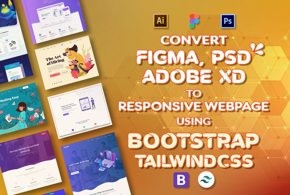 ui_webdev's tweet image. 😀Any one need to convert Figma, PSD, XD Web Design to HTML CSS responsive web page using Bootstrap or TailwindCSS. Then you can order me on fiverr. Please check my fiverr link here

Fiver: bit.ly/moloypal72