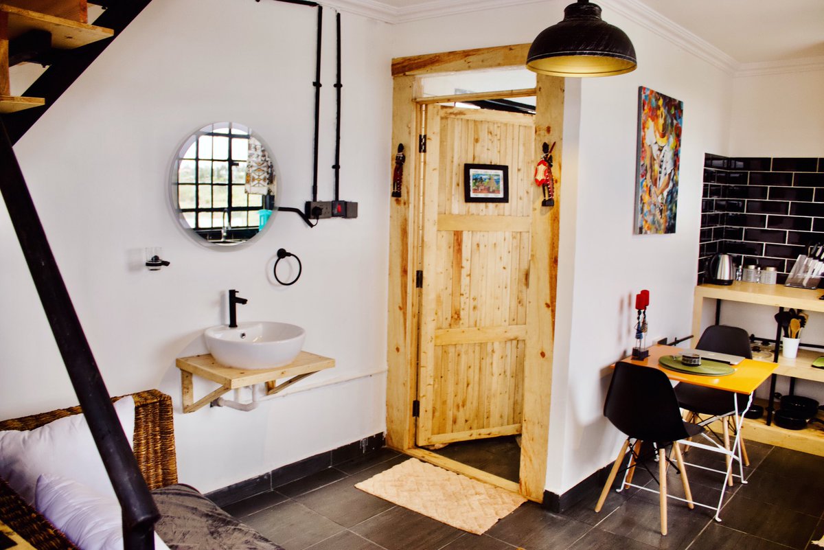 Ian_Wafula's tweet photo. Let me formally introduce you to The Truck House, Kenya’s first tiny home built on wheels and my home but designed for you! Available on Airbnb: https://t.co/gPoLk2U95W https://t.co/njucHRFxel