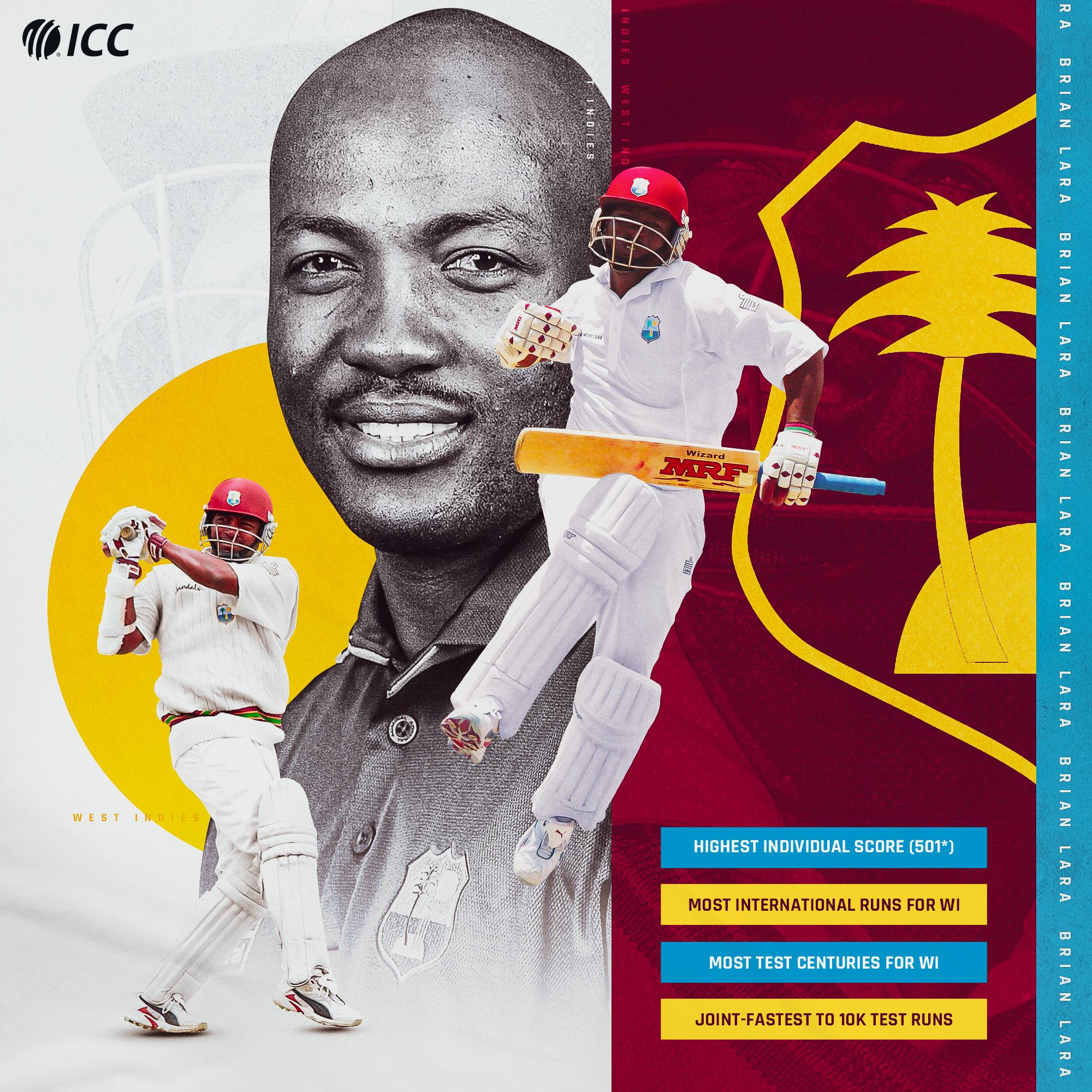 Happy birthday to the cricket Brian Lara 