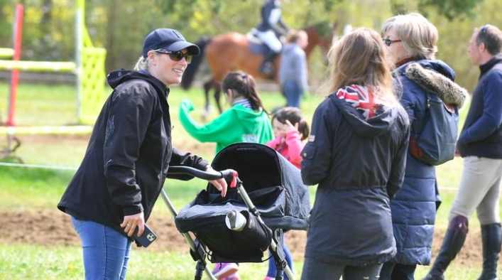Zara Tindall beams as she enjoys day out with new son as royal baby is seen for first time