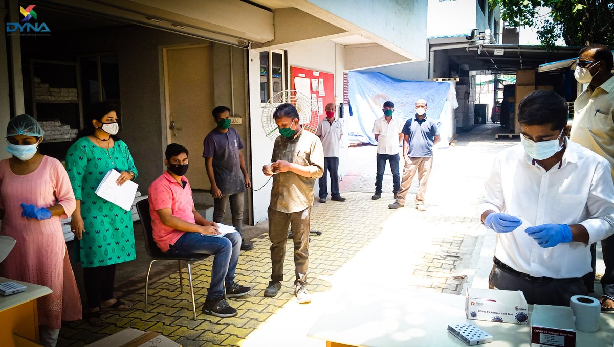 FiltersDyna's tweet photo. Dyna Filters conducts regular Covid tests for their employees .
We are doing our bit to keep our workforce safe . Are you ?

Your trusted partner in Delivering Clean Air, with Best in class Indoor Air Quality products 
#indoorairquality #dynafilters #Covid #COVID19 #Covid19India https://t.co/cmz7lmu4UE