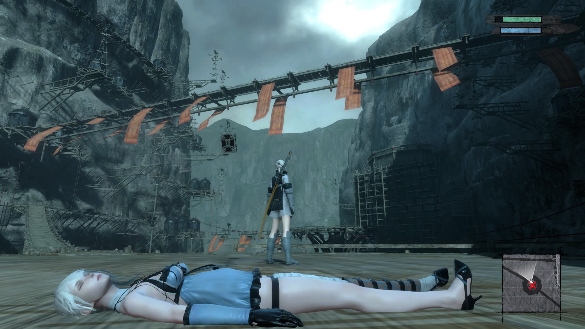 グンダ Whitedeer007 ダング 新ニーアレプリカントで 良い感じのシーン多かったので画像です 特に3 4枚目は倒れてるカイネを調べて ムービー始まる感じなので他作品の死体眺め 気分でカメラ調整出来て最高でした リョナ目的抜きで遊んでたから嬉しい収穫