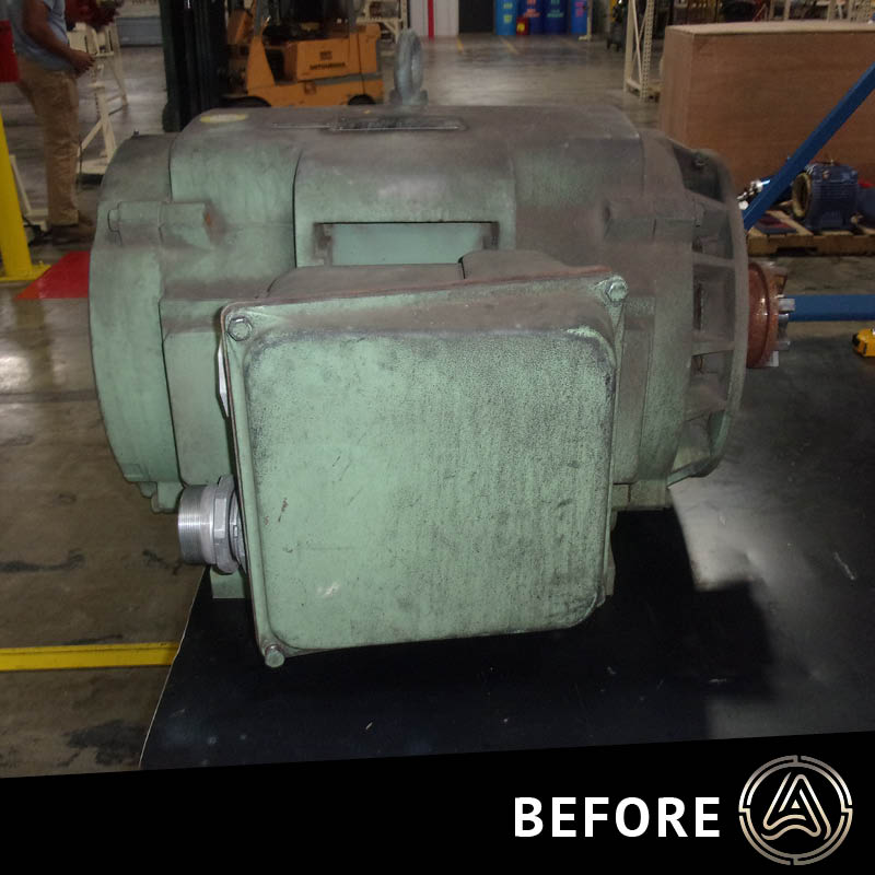 Adventech1's tweet image. This air compressor motor was recently removed in order to be converted to Maxeff technology. It was an older model frame that is no longer being produced, but we were still able to increase its efficiency up to 95%. It is now ready to be returned to service! #adventech