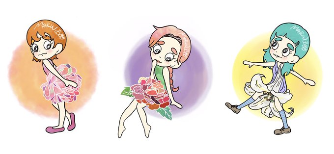 立てば芍薬座れば牡丹歩く姿は百合の花のtwitterイラスト検索結果