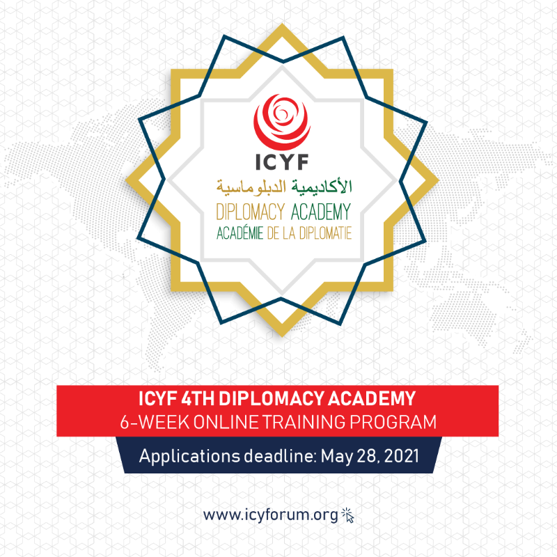 ICYF_Official's tweet photo. New edition of ICYF Diplomacy Academy is about to kick off.  Diplomats, community leaders, and scholars are meeting once again to train the next generation of young diplomats and prospective leaders in diplomacy, statesmanship, leadership and community building. To Apply, click👇