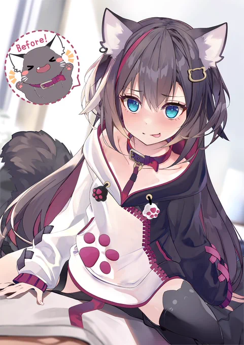 可愛がってたウチのネコがじつはメスガキでした。#1
「可愛がってた?私が相手してあげてたの♪ ザ・コ・ご・主・人♡」 