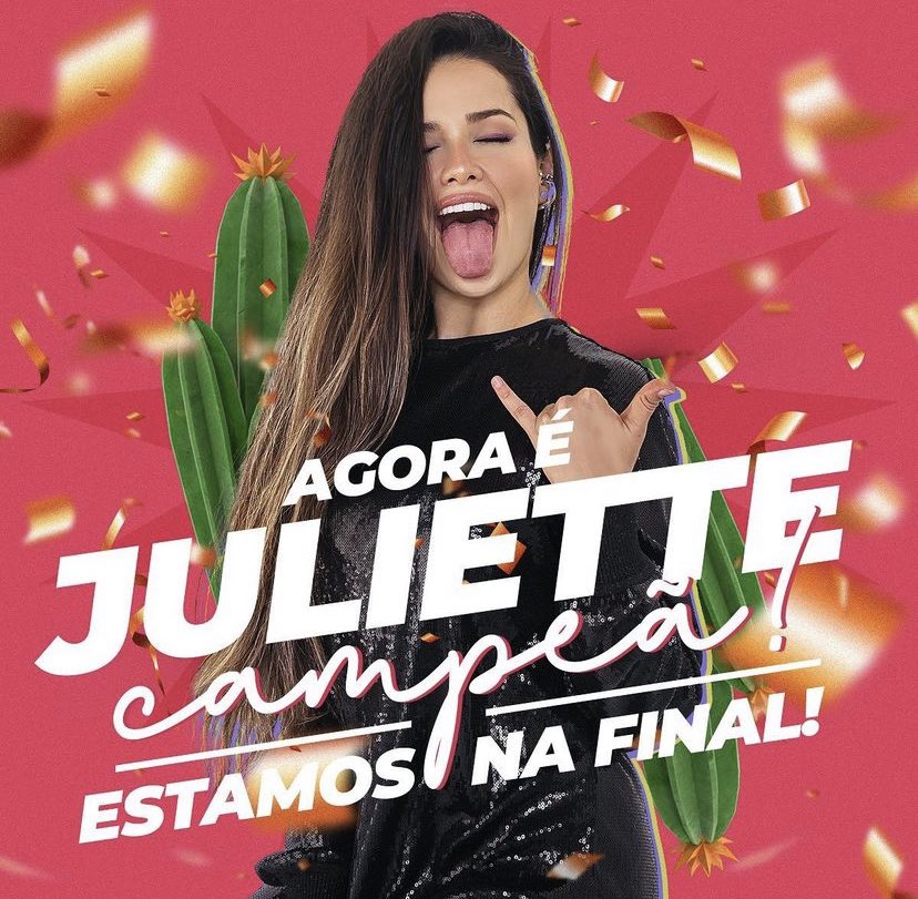 mikaelenromaneb's tweet photo. Bom dia Brasil 🇧🇷.
Só pra avisar, JULIETTE CAMPEÃ! Então bora votar.#BBB21
#JulietteCampeã #TeamMake https://t.co/Rw0z17qNmn