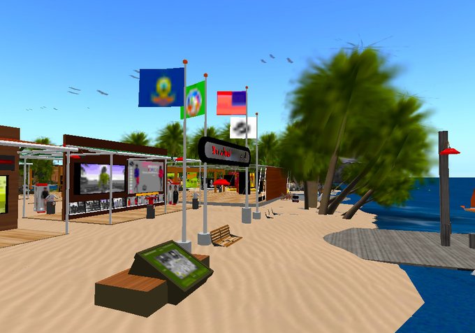 A small beach and some Men's Speedos at Barefoot Apparel, Zeord, @SecondLife  https://t.co/KPK3Z1VXFA https://t
