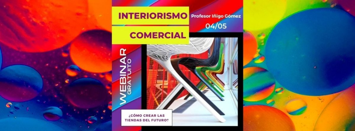WEBINAR GRATUITO 4 de mayo, donde vamos a dar información clara y directa sobre las técnicas y nuevas tendencias en Interiorismo Comercial. 🚩 Los participantes del webinar tendrán descuento -30% euros para las formaciones de Àrtidi. #visualmerchandising #escaparatismo #arquitect