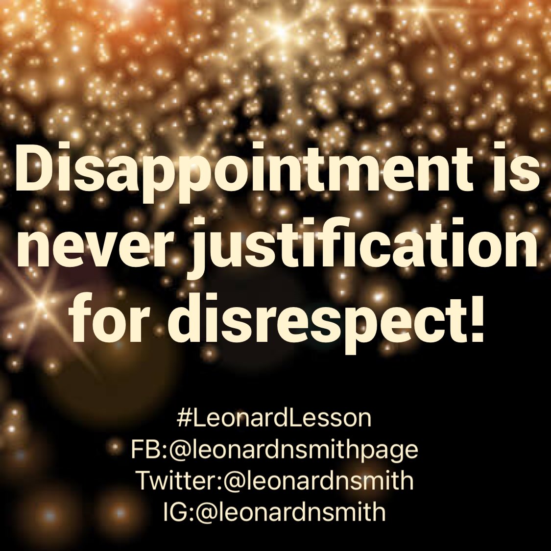 leonardnsmith's tweet photo. A #LeonardLesson for Monday. https://t.co/5SvuN4mGj1