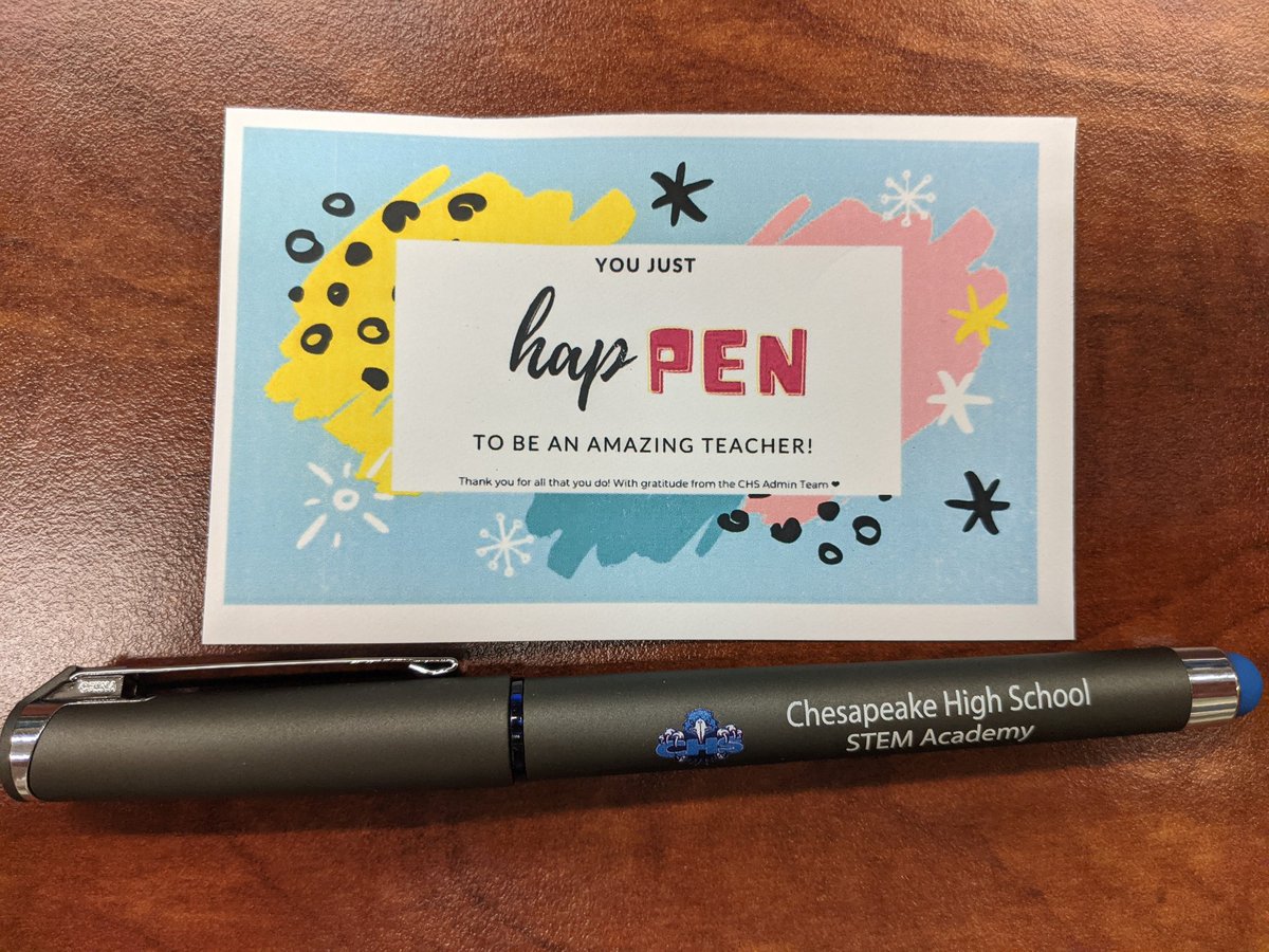 MTCummins's tweet photo. When your Monday morning starts like this at @ChesapeakeHS ❤️

#TEACHERAppreciationWeek2021 https://t.co/sdpchKTZZ8