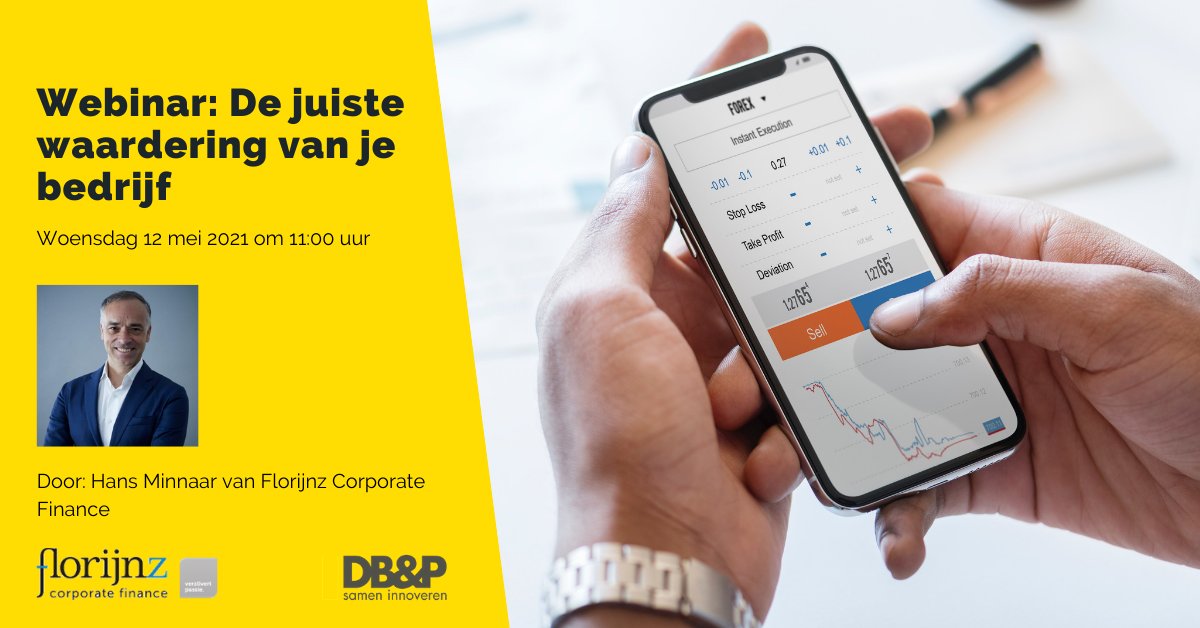 Hoe stel je de waarde van je #bedrijf vast en wat zijn de verschillende methodes om een bedrijf te waarderen? Hans Minnaar van <a href="/florijnz/">Florijnz CF</a> geeft op 12 mei om 11:00 uur een webinar over de juiste #waardebepaling van je bedrijf. Interesse? Meld je direct aan! bit.ly/2PInA8j