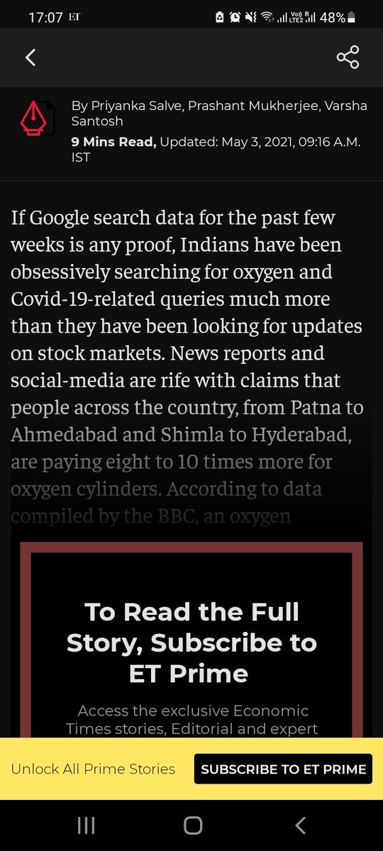 DixitChauhan14's tweet photo. Even news for oxygen does not come free.. how to expect free oxygen... where is this world going. https://t.co/TzjOzfcY5z
