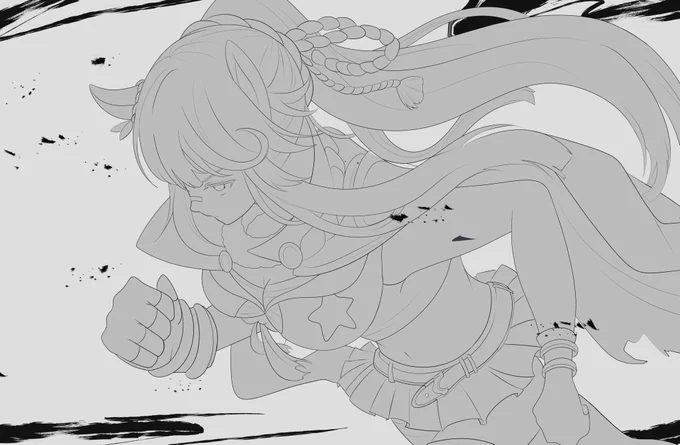 ブライアン誕なので描いてたけど今日中に完成しなそう 