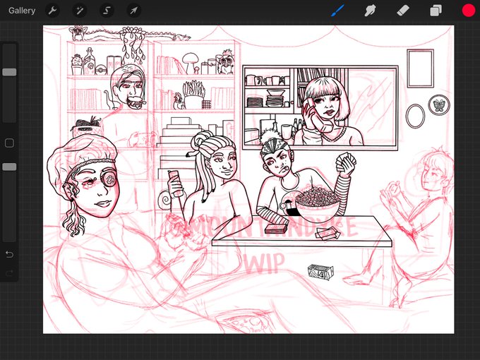 Turns out I like drawing backgrounds, I just forget every object that exists when I'm designing them lol 