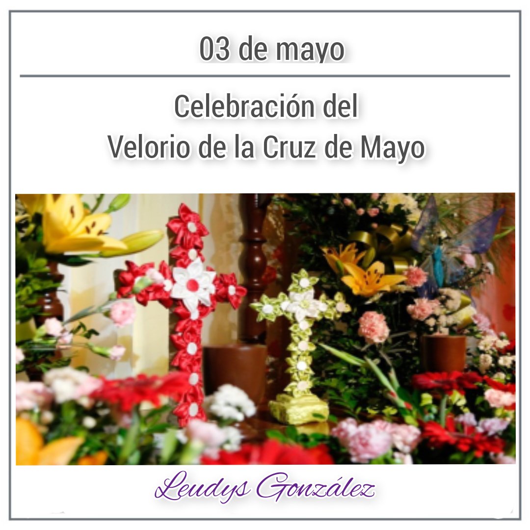 leudysgonzalez's tweet photo. #3May Hoy es Día de la Santísima Cruz de Mayo, tradición que se celebra en Venezuela por el inicio de las lluvias. Rendimos homenaje a la naturaleza, y se da la bienvenida a las buenas cosechas. En Oriente lo celebramos al pié de un buen galerón.  #RadicalesContraLaCovid https://t.co/ddgFH4o86v