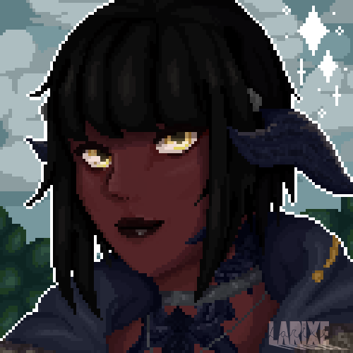 Larixe's tweet photo. 2 pixelicon commissions for my dearest friend @Tennohi <3 https://t.co/DhZv8E6oXs